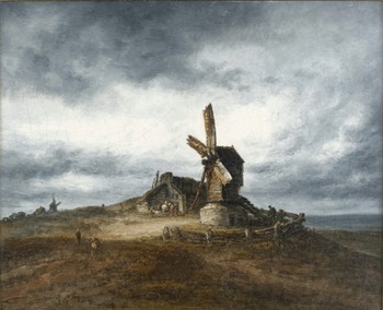 Windmills at Montmartre by Georges Michel (French, 1763 - 1843)