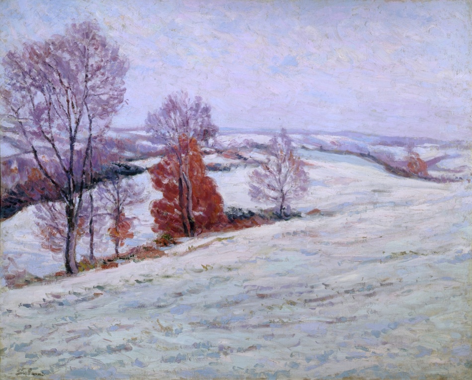 La Niege a Crozant, 1895 by Armand Guillaumin (French, 1841 - 1927)