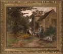 Les Laveuses de la Ferme au Ru Chailly, 1905 by Léon Augustin Lhermitte (French, 1844 - 1925)