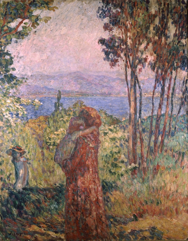 Promenade à Saint Tropez, 1906 by Henri Lebasque (French, 1865 - 1937)