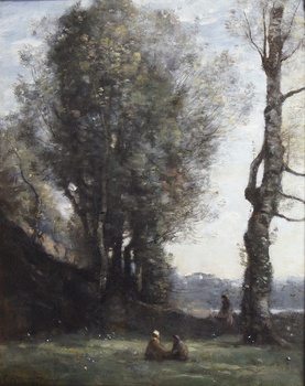 Le Vieil Arbre, 1865 by Jean-Baptiste-Camille Corot (French, 1796 - 1875)