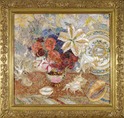 Vase de Fleurs et Deux Coquillages, 1921 by Léon de Smet (Belgian, 1881 - 1966)