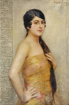 Jeune Almée (Young Almah) by Léon François Comerre (French, 1850 - 1916)