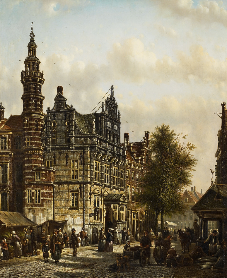 Oil+Painting+Schiller Schiller & Bodo | Artists | Johannes Franciscus Spohler (Dutch, 1853 ...