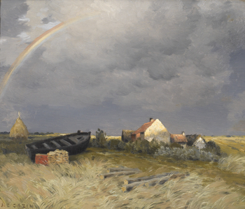 The Rainbow by Jean-Charles Cazin (French, 1841 - 1901)