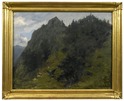 Sheep Grazing on a Hillside in the Pyrenees by Rosa Bonheur (French, 1822 - 1899)