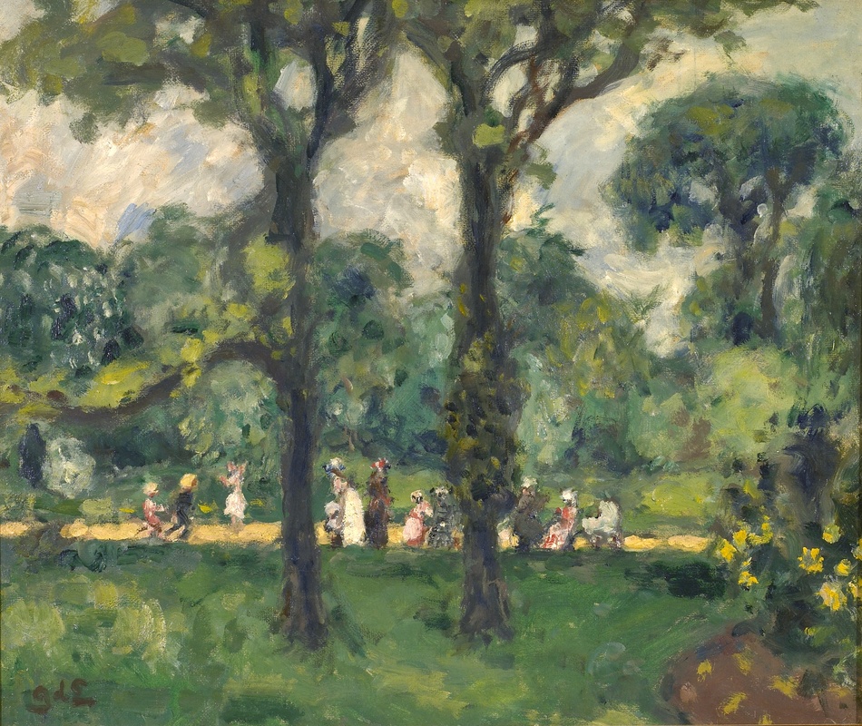Le Jardin du Luxembourg by Georges d’Espagnat (French, 1870 - 1950)