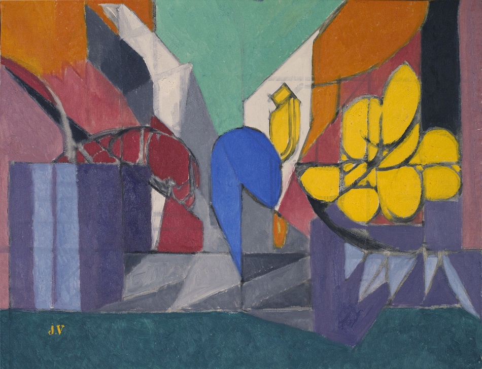 Nature Morte aux Fleurs Jaunes, 1956 by Jacques Villon (French, 1865 - 1963)