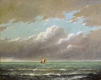 Seascape at Cayeux, c. 1870 by Jules Dupré (French, 1811 - 1869)