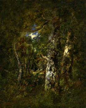 Intérieur de Forêt et Sentier, c. 1873 by Narcisse Virgile Diaz de la Pena (French, 1807 - 1876)