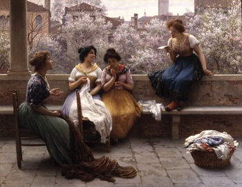 The Love Letter The Love Letter, 1904 by Eugene de Blaas (Austrian, 1843 - 1931)